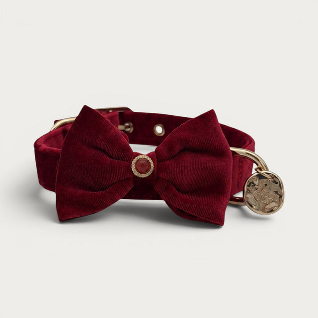 Red Agate Pet Collar