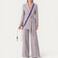 Laisse de chien en velours violet